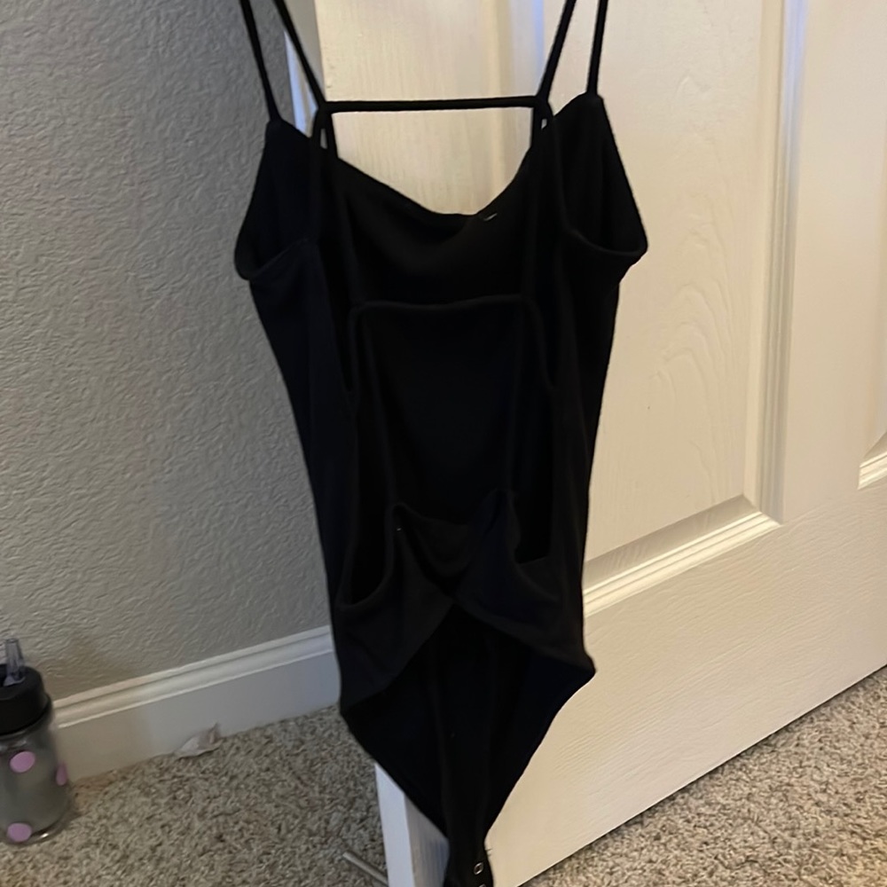 Open back body suit